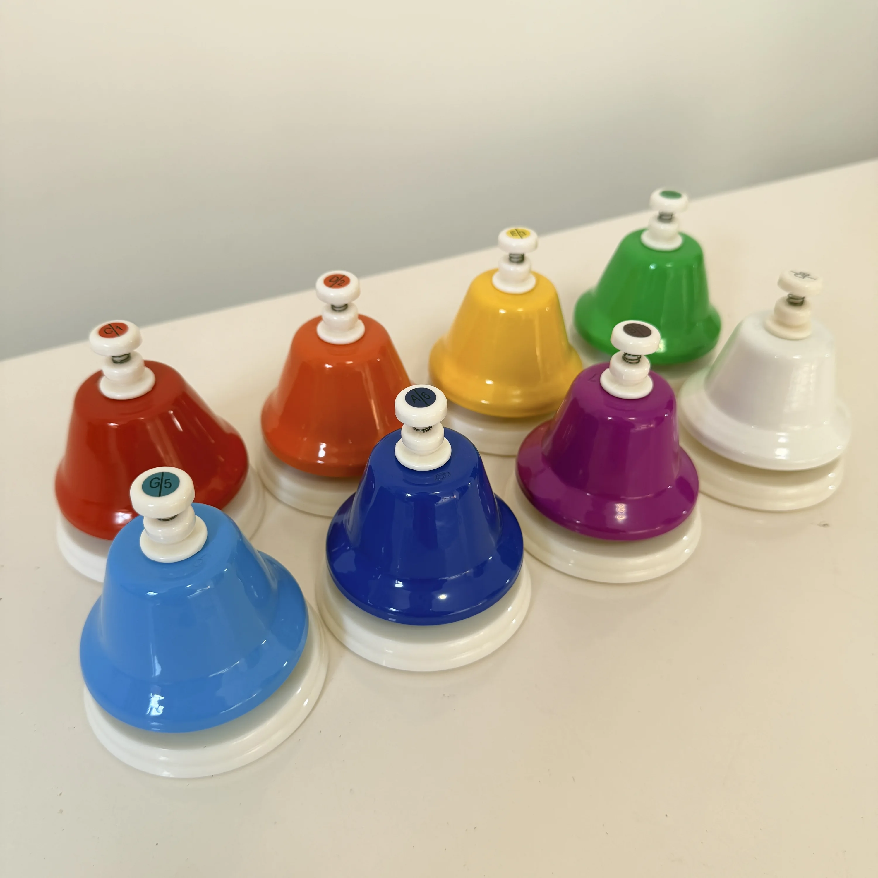 8 Note hand Desk Bells Set 